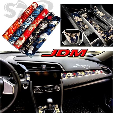 50*150cm JDM Japanese Style Automotive Interior Sticker Self-adhesive ...