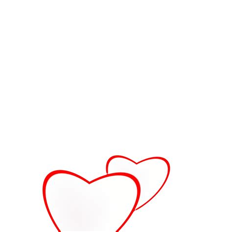 2 Hearts Outline Free Stock Photo - Public Domain Pictures