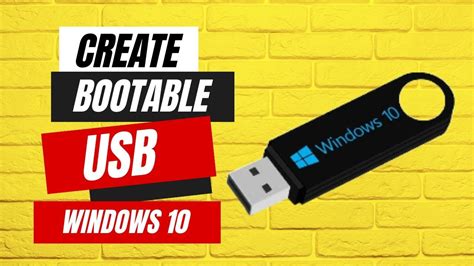 Create Bootable USB windows 10 | How to create bootable usb - YouTube