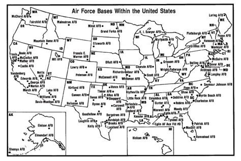 Us Air Force Bases World Map