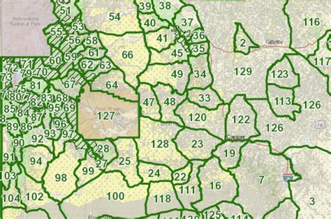Wyoming Elk Unit Map