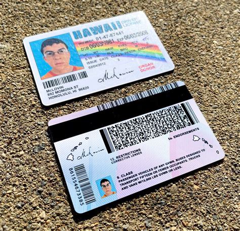 McLovin ID Card With Holographic Hawaii HI Drivers License, 54% OFF