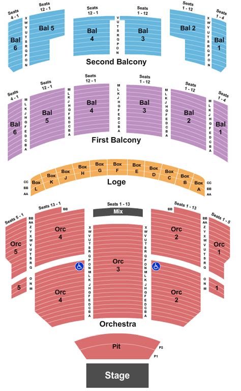 Taft Theatre Seating Chart & Maps - Cincinnati