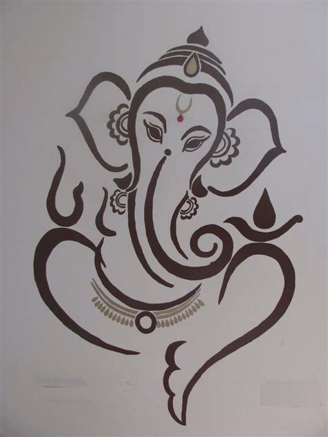 Art Radium Ganesh Design - Download Free Mock-up