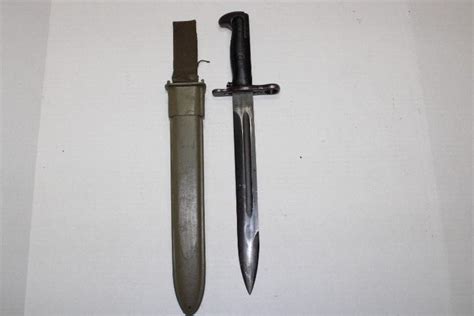 WW2 USGI Military M1 Garand Bayonet 1903 Springfield 1903A3 Knife Scabbard S20 for Sale - Soviet ...