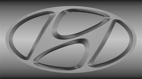 Hyundai logo 3D Model .obj .blend - CGTrader.com