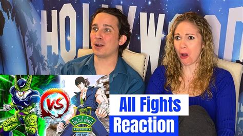 Dragon Ball Z Abridged Cell Games Reaction | All 10 Matches - YouTube