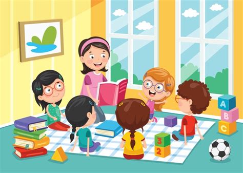 22+ Thousand Cartoon Preschool Classroom Royalty-Free Images, Stock ...