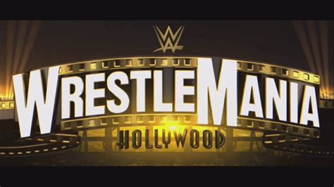 WWE WrestleMania 38 Logo Loop + Custom Theme - YouTube