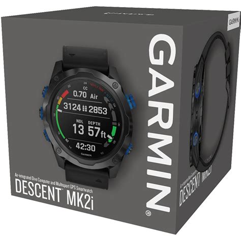 Garmin Descent Mk2i Titanium Carbon Gray DLC with Black Band | Scuba