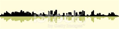 Miami Skyline Silhouette Stock Vector | Royalty-Free | FreeImages