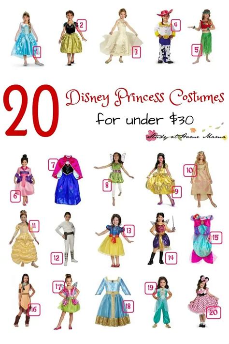 20 Disney Princess Costumes under $30 ⋆ Sugar, Spice and Glitter