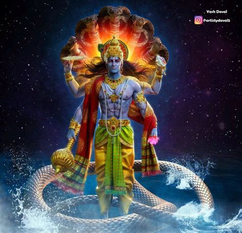 ArtStation - Lord Vishnu | The Protector, Yash Deval | Vishnu, Lord vishnu, Lord vishnu wallpapers