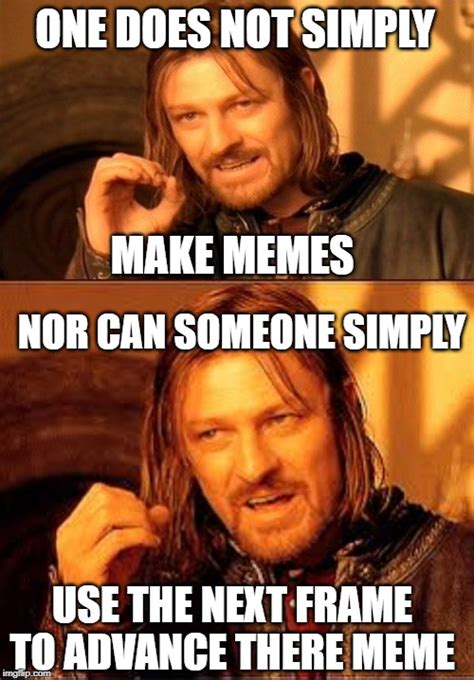 One Does Not Simply Meme Template