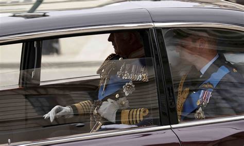 King Charles III Arrives With Prince William for Queen's Funeral | Us ...