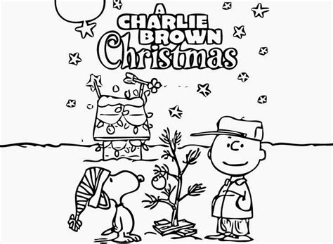 Free Printable Charlie Brown Christmas Coloring Pages For Kids - Best ...