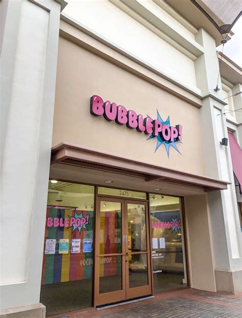 BubblePOP is located at the District at Tustin Legacy, on the walking ...