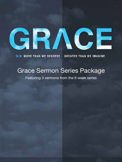 Grace Sermon Series | PDF | Grace In Christianity | Jesus