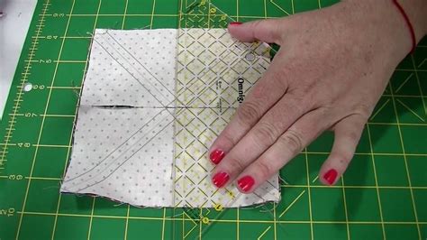 Half-square triangle tutorial: make 8 at a time | Quilting tutorials ...