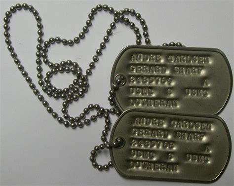 DOG TAGS USMC Original Vietnam Era - Uniformer & Utrustning - U.S. VIETNAM WAR 1959-75 ...