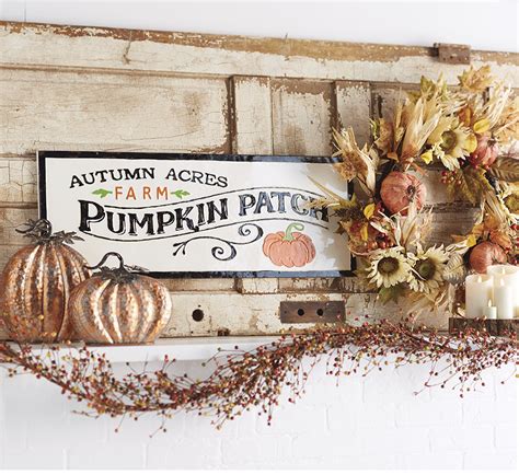 Pumpkin Patch Sign - Autumn Acres Farm | Fall Wall Decor ...