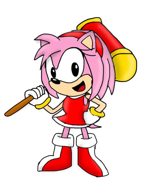 Classic Amy Rose in Modern outfit by MetalXArts64 on DeviantArt