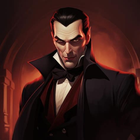 Premium AI Image | dracula character illustration