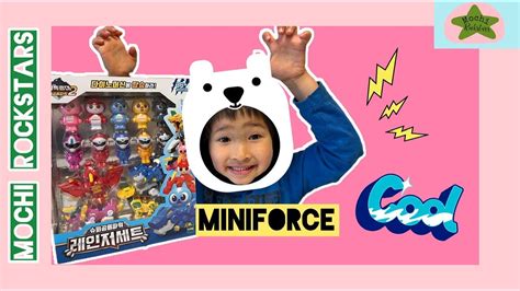 Miniforce Characters! Numbers and Colors with Miniforce! Fun learning! - YouTube