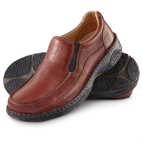 Men's Zümfoot® Carson Slip - on Shoes, Brown - 204250, Casual Shoes at Sportsman's Guide