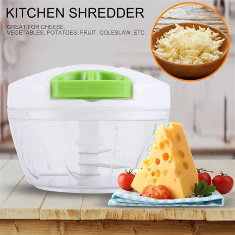 2018 Manual Kitchen Shredder Small size Vegetable Fruit Grater Slicer Multifunctional Rotary ...