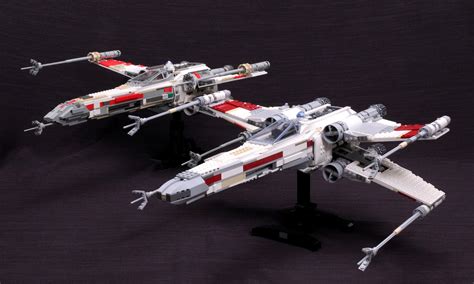 Side By Side Review: 10240 Red Five X-wing Starfighter and 7191 UCS X ...