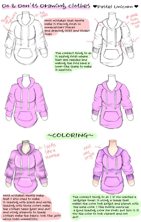 How to color clothes #1 Pastel unicorn - Illustrations ART street