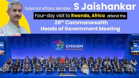 26th Commonwealth Heads of Government Meeting (CHOGM) 2022 In Rwanda