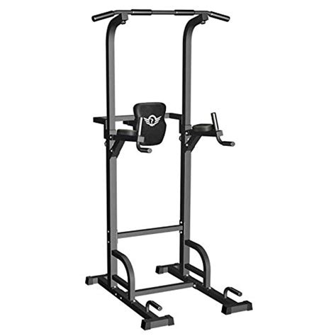 Sportsroyals Power Tower Dip Station Pull Up Bar for Home Gym Strength Training Workout ...