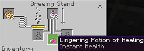 How to Make Lingering Potion of Healing in Minecraft