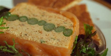 Mary Berry Smoked Salmon and Asparagus Terrine starter on Mary Berry Cooks – The Talent Zone