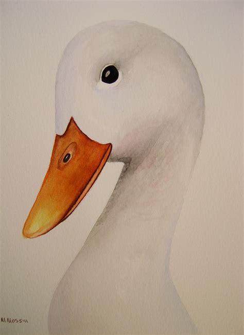 Duck Watercolour Painting | Animal paintings, Farm animal paintings ...