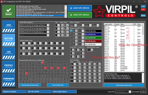 Virpil set up, what does these settings do? : hotas