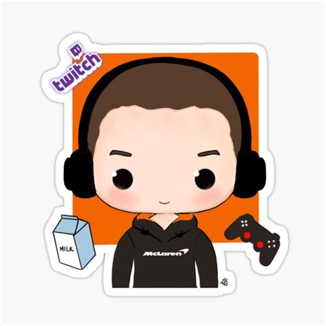 "Lando Norris Twitch" Sticker for Sale by cutedrivers | Redbubble