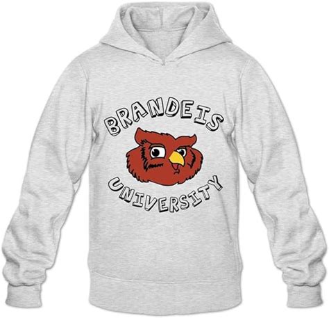 Funny Brandeis University Mascot Owl Thor Men's Hoodie S Ash: Amazon.ca: Sports & Outdoors