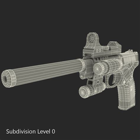 toy gun 3d model