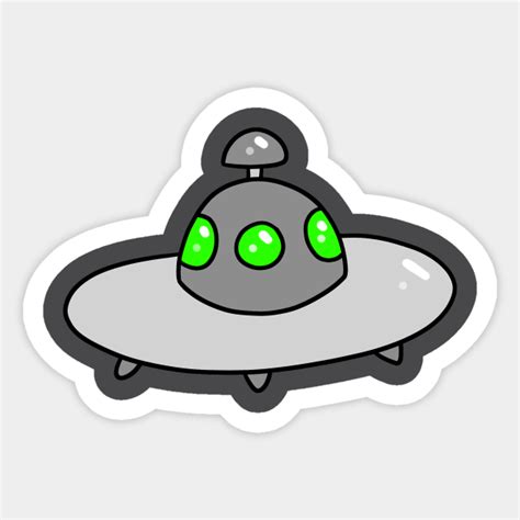 Cute UFO - Ufo - Sticker | TeePublic