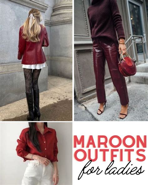 55 Deeply Beautiful Maroon Outfits - ljanestyle