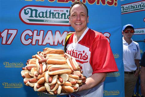 Joey Chestnut Eats 62 Hot Dogs to Claim 16th Title in Nathan's Fourth ...