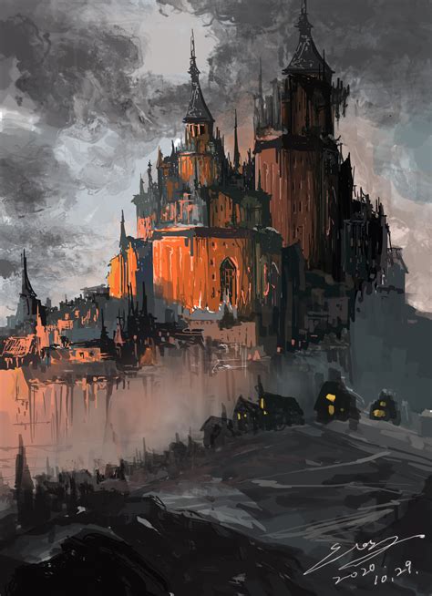 Medieval Castle Concept Art