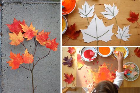 13 ridiculously easy Autumn leaf crafts