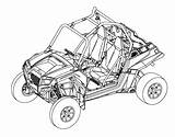 Polaris RZR Drawing Sketch Coloring Page sketch template