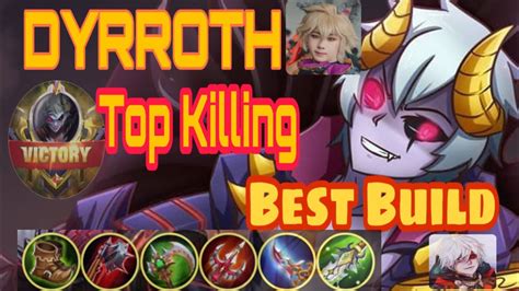 DYRROTH NEW SKIN SCALEBORE TOP 1 FIGHTER HERO IN MOBILE LEGENDS - YouTube