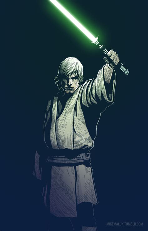 Luke Skywalker by MikeMaluk : r/StarWars