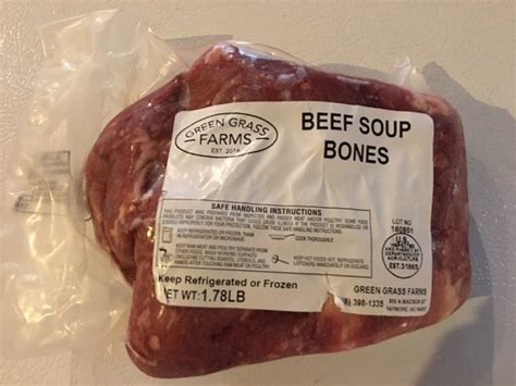 Beef Soup Bones - Green Grass Farms